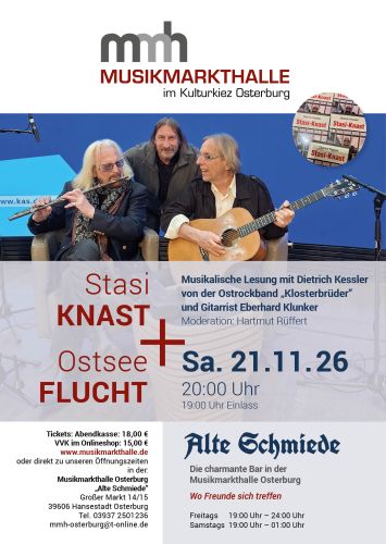 Tickets für Stasi KNAST + Ostsee FLUCHT am 21.11.2026 - Karten kaufen